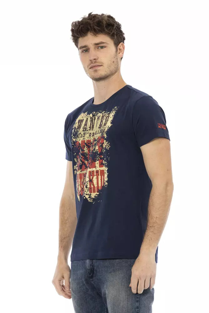 Trussardi Action Blue Men's Cotton T-Shirt