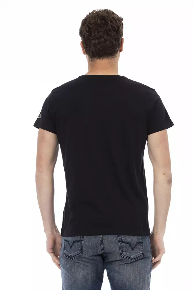 Trussardi Action Black Cotton Men's T-Shirt