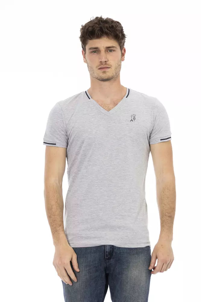 Trussardi Action Grey Men's Cotton T-Shirt