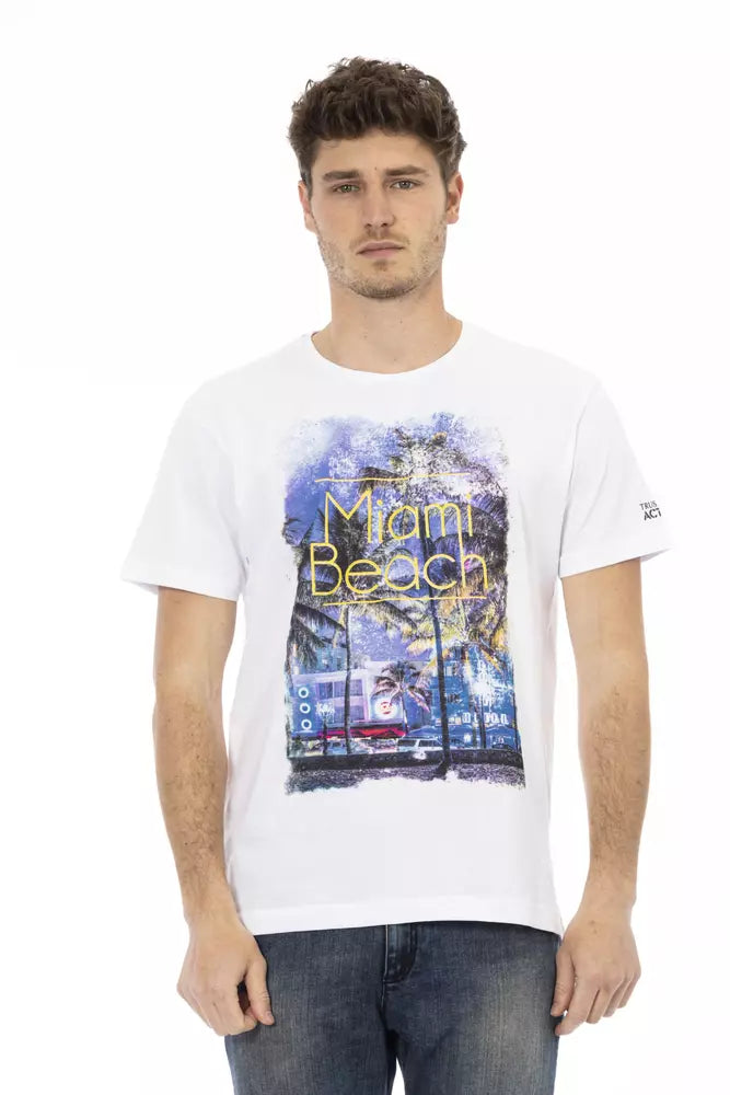 Trussardi Action White Men's Cotton T-Shirt