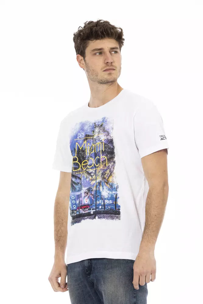 Trussardi Action White Men's Cotton T-Shirt
