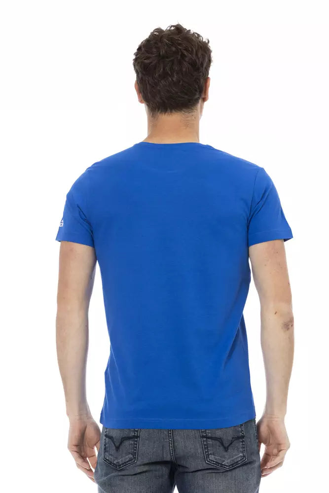 Trussardi Action Baumwoll-T-Shirt für Herren in Blau