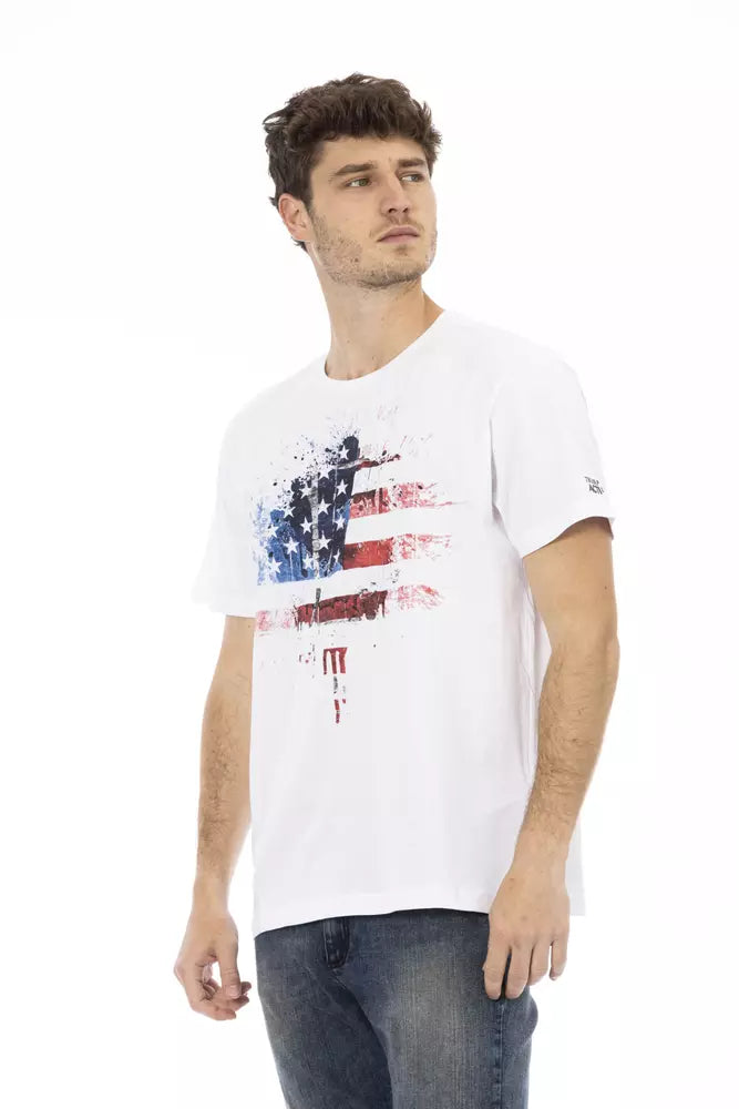 Trussardi Action White Men's Cotton T-Shirt