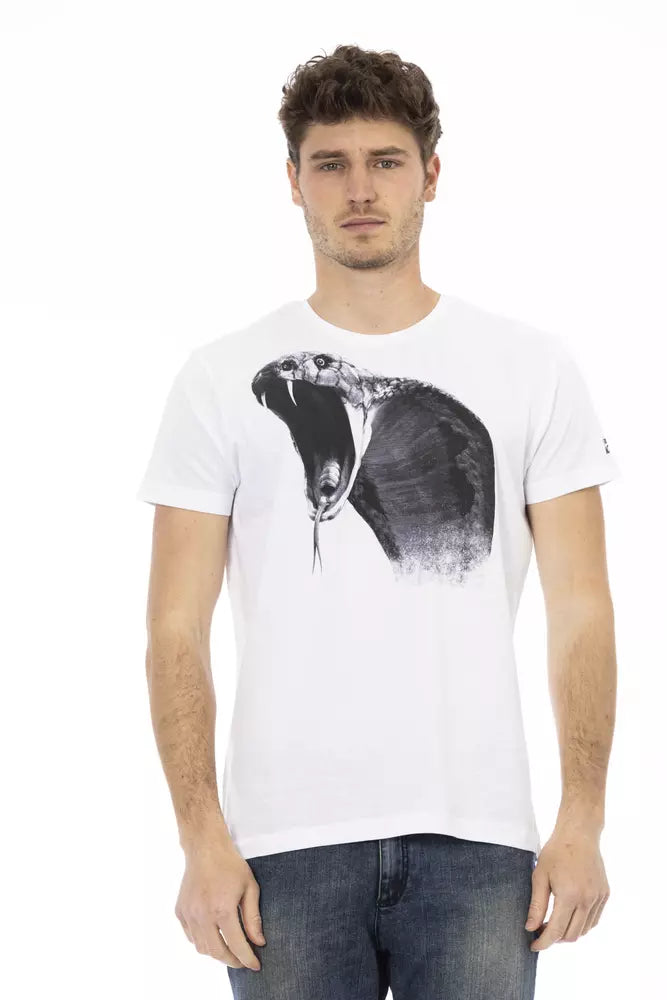 Trussardi Action White Men's Cotton T-Shirt