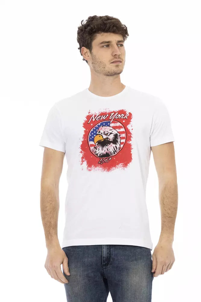 Trussardi Action White Men's Cotton T-Shirt
