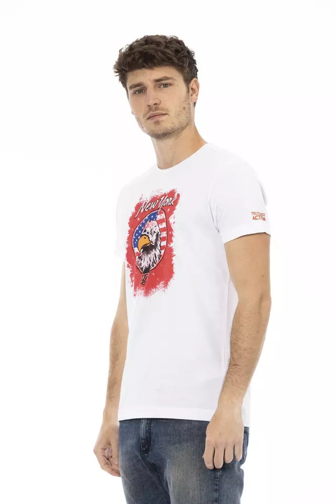 Trussardi Action White Men's Cotton T-Shirt