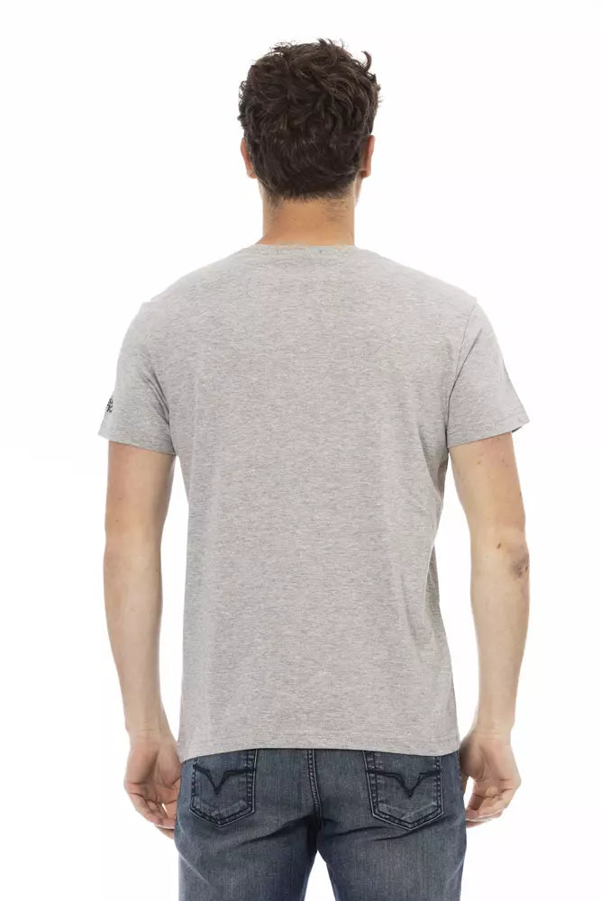 Trussardi Action Grey Men's Cotton T-Shirt