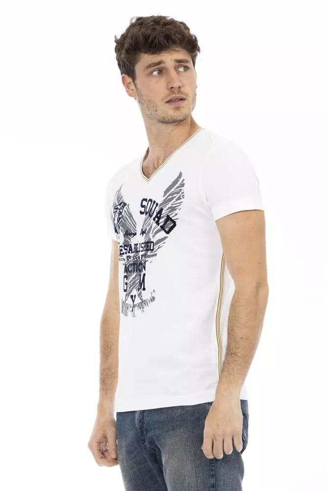 Trussardi Action White Men's Cotton T-Shirt