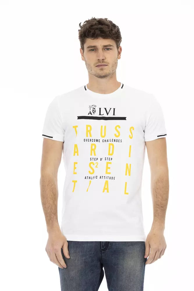 Trussardi Action White Men's Cotton T-Shirt