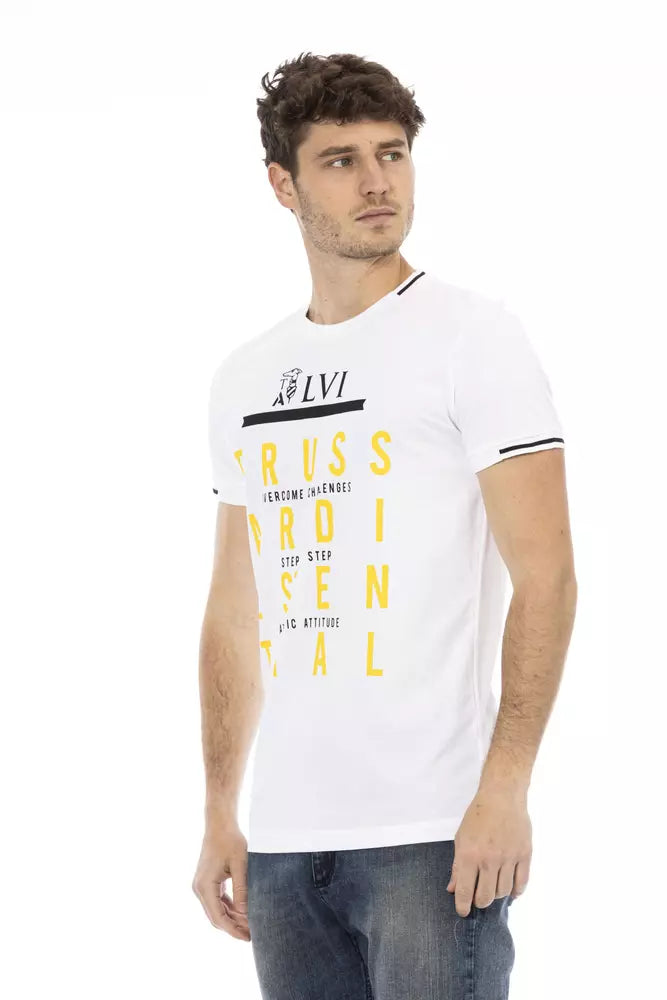 Trussardi Action White Men's Cotton T-Shirt