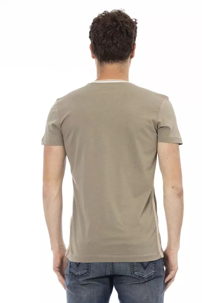 Trussardi Action Green Cotton T-Shirt for Men