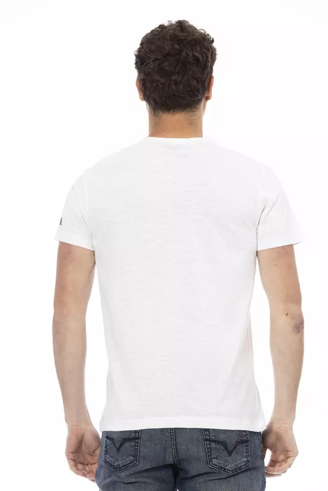 Trussardi Action White Men's Cotton T-Shirt