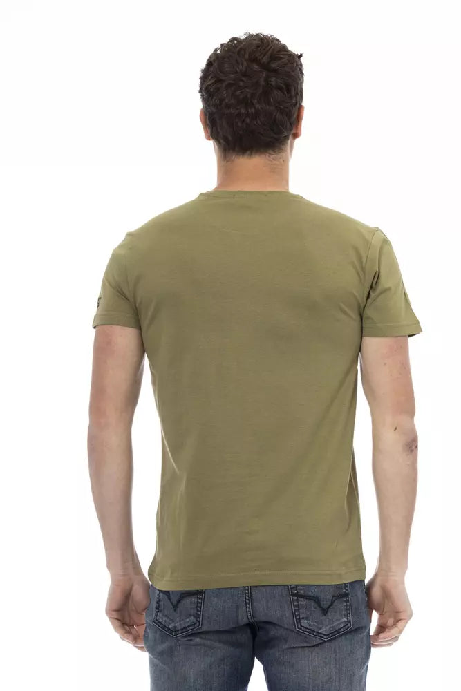 Trussardi Action Green Men's Cotton T-Shirt