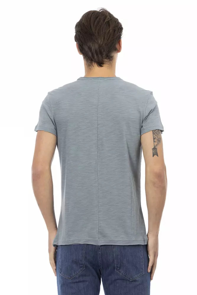 Trussardi Action Grey Men's Cotton T-Shirt