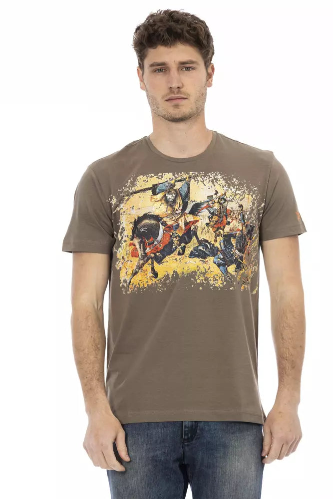 Trussardi Action Brown Men's Cotton T-Shirt