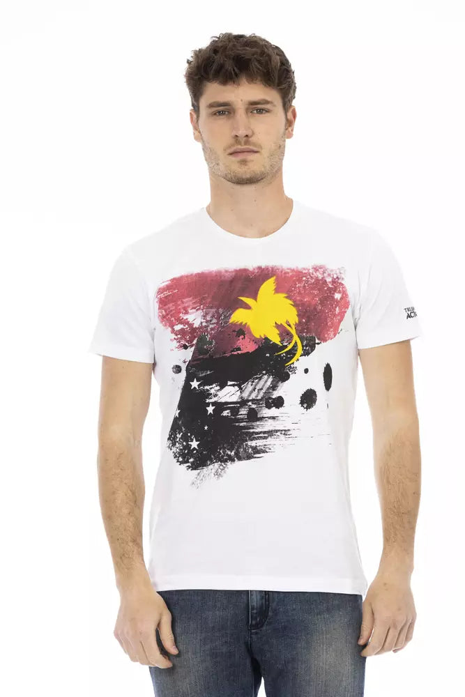 Trussardi Action White Men's Cotton T-Shirt
