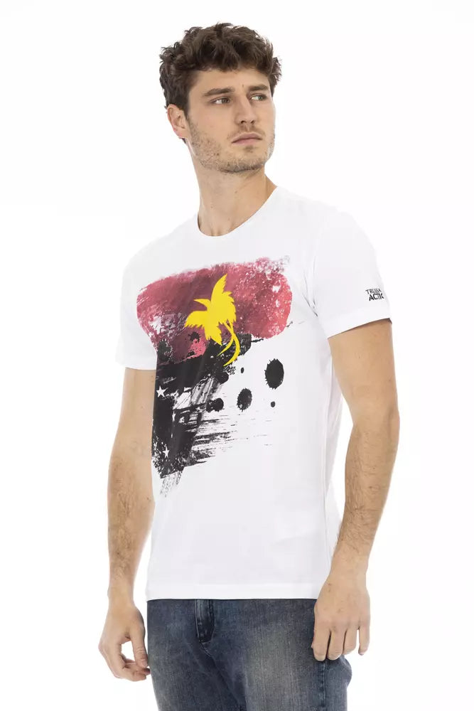 Trussardi Action White Men's Cotton T-Shirt