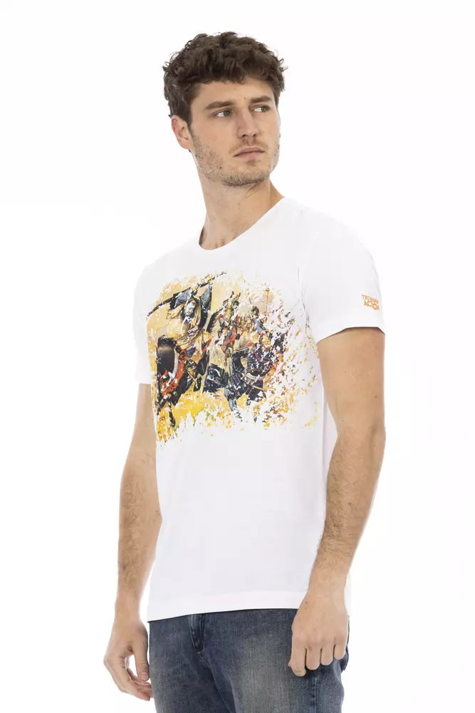 Trussardi Action White Men's Cotton T-Shirt