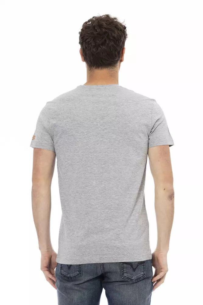 Trussardi Action Grey Men's Cotton T-Shirt