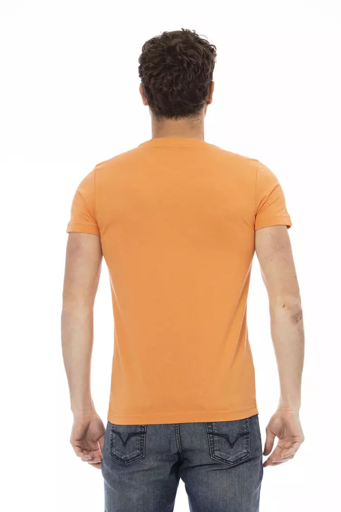 Trussardi Action Oranges Baumwoll-T-Shirt für Herren