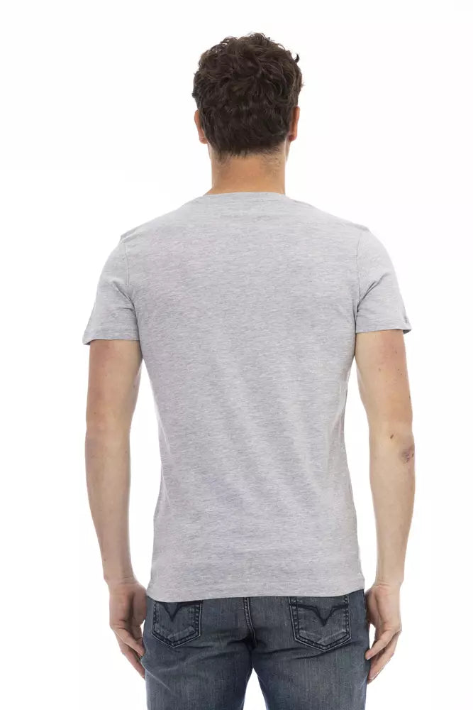 Trussardi Action Grey Men's Cotton T-Shirt
