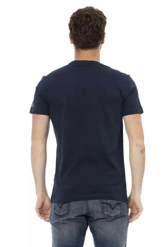 Trussardi Action Baumwoll-T-Shirt für Herren in Blau