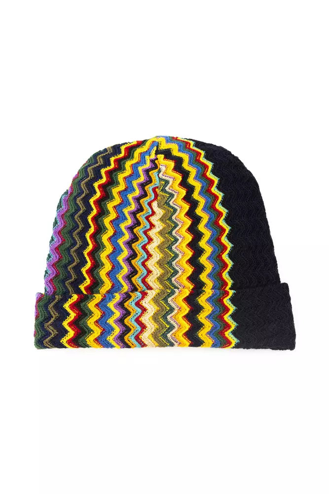 Missoni Colorful Wool Hat for Men