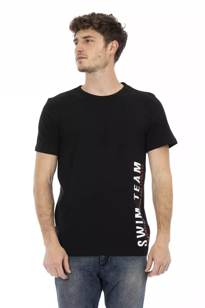 Bikkembergs Black Cotton T-Shirt for Men