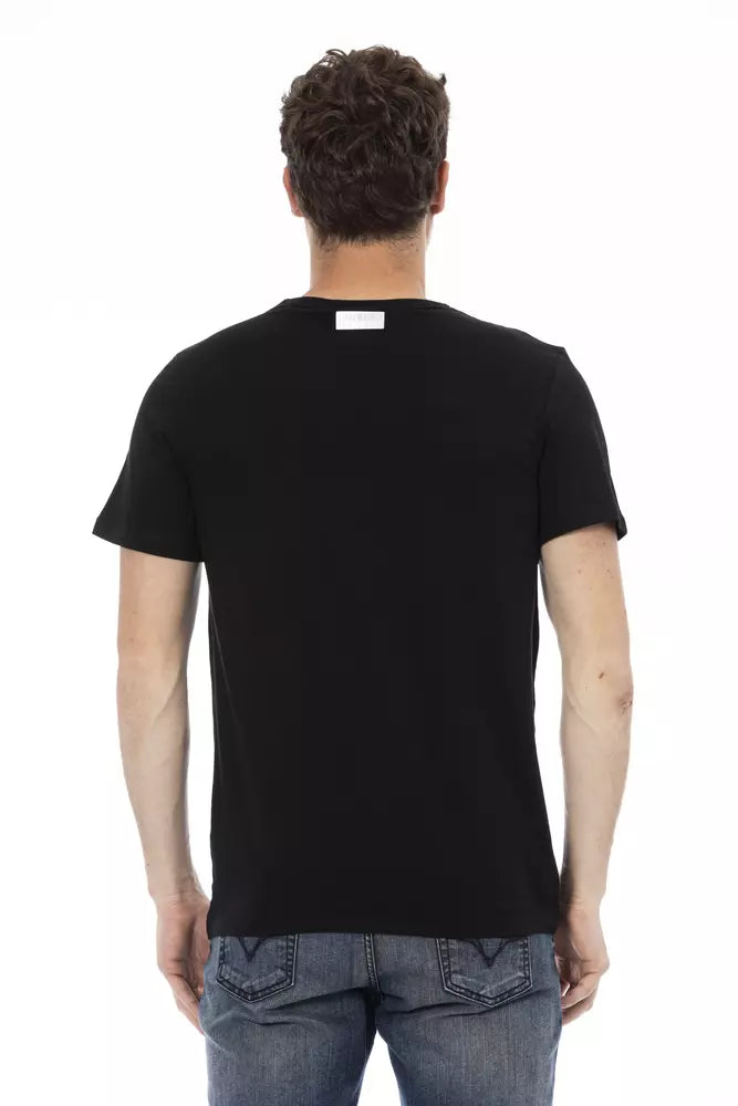 Bikkembergs Black Cotton T-Shirt for Men