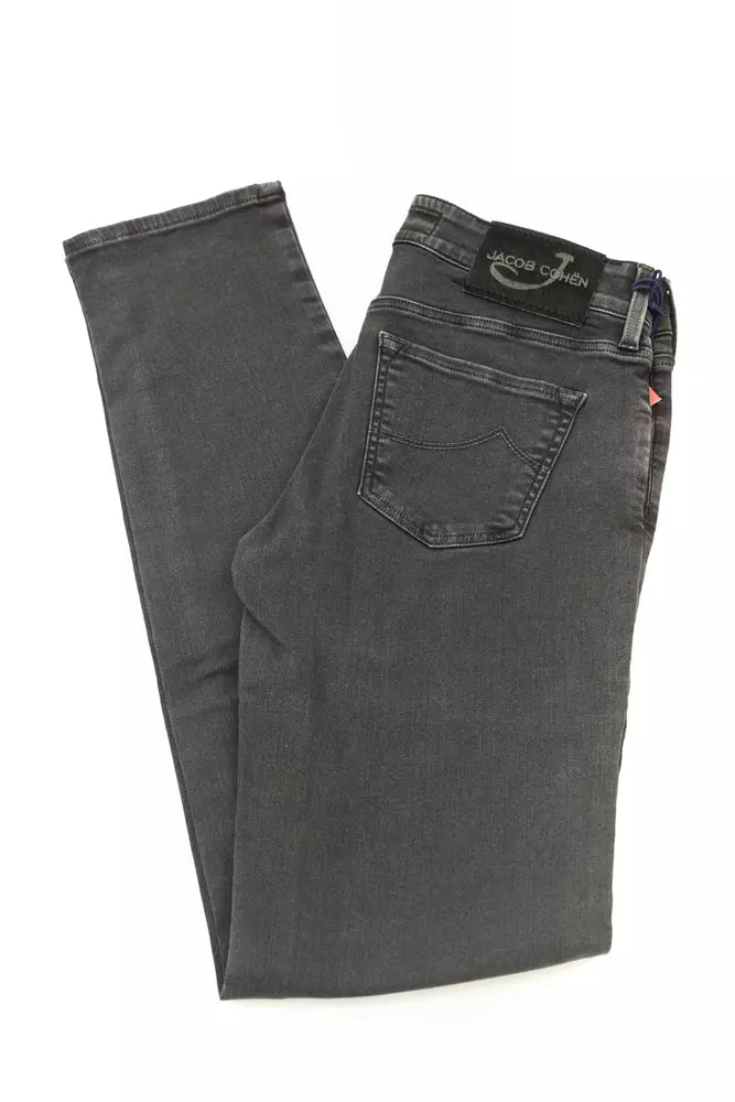 Jacob Cohen Schwarze Damenjeans aus Baumwolle