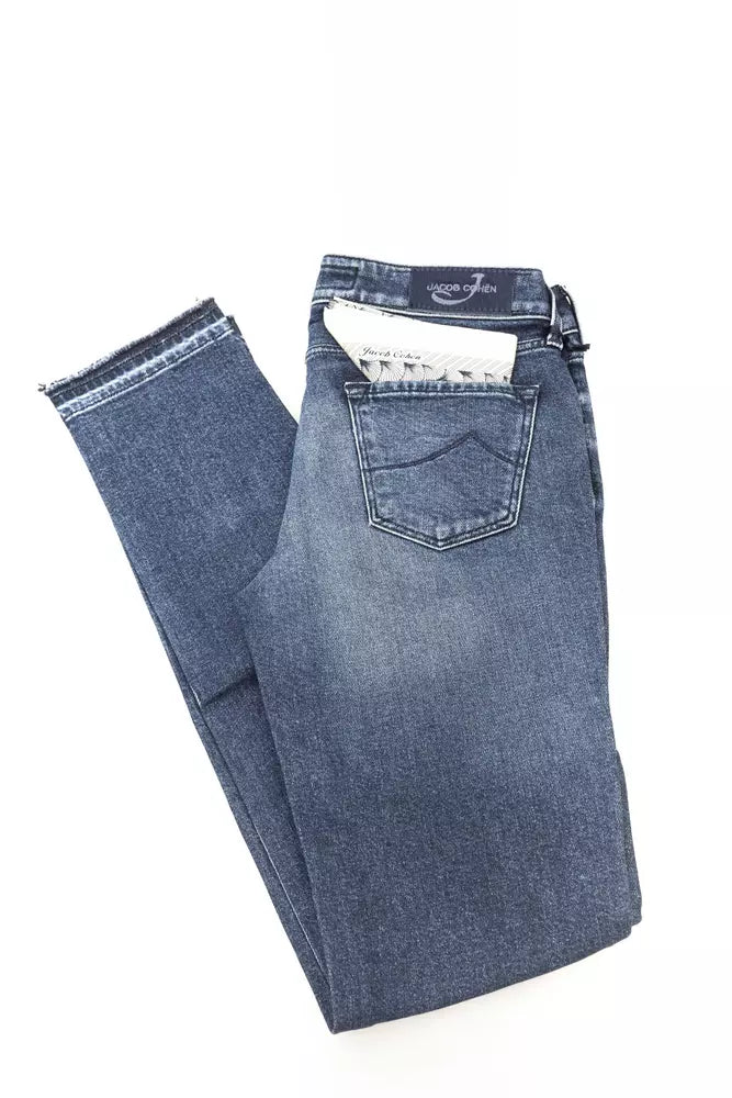 Jacob Cohen Dunkelblaue Damenjeans aus Baumwolle