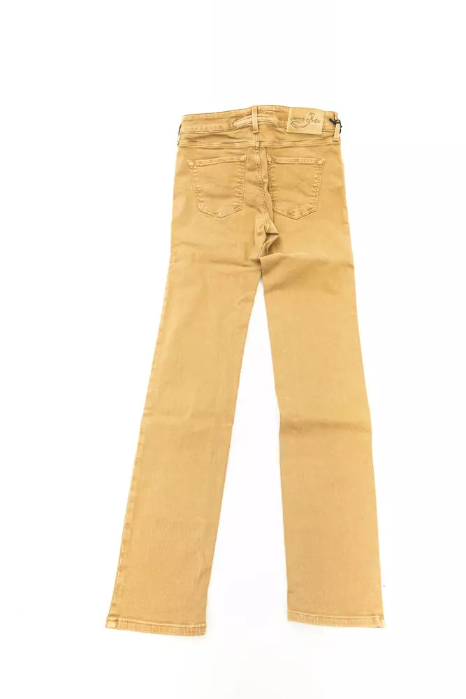 Jacob Cohen Beige Baumwolljeans für Damen