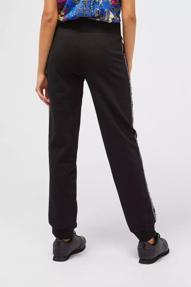 Custo Barcelona Black Cotton Sweatpants for Women