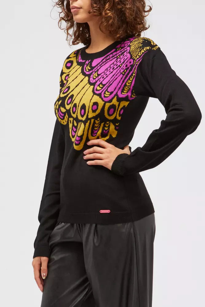 Custo Barcelona Black Wool Sweater for Women