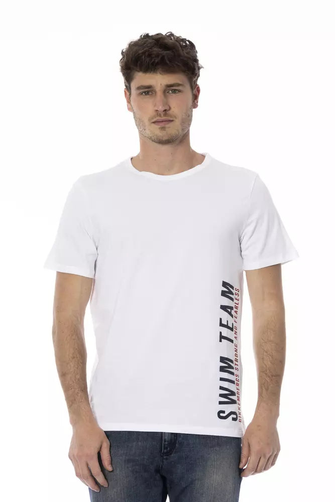 Bikkembergs White Men's Cotton T-Shirt