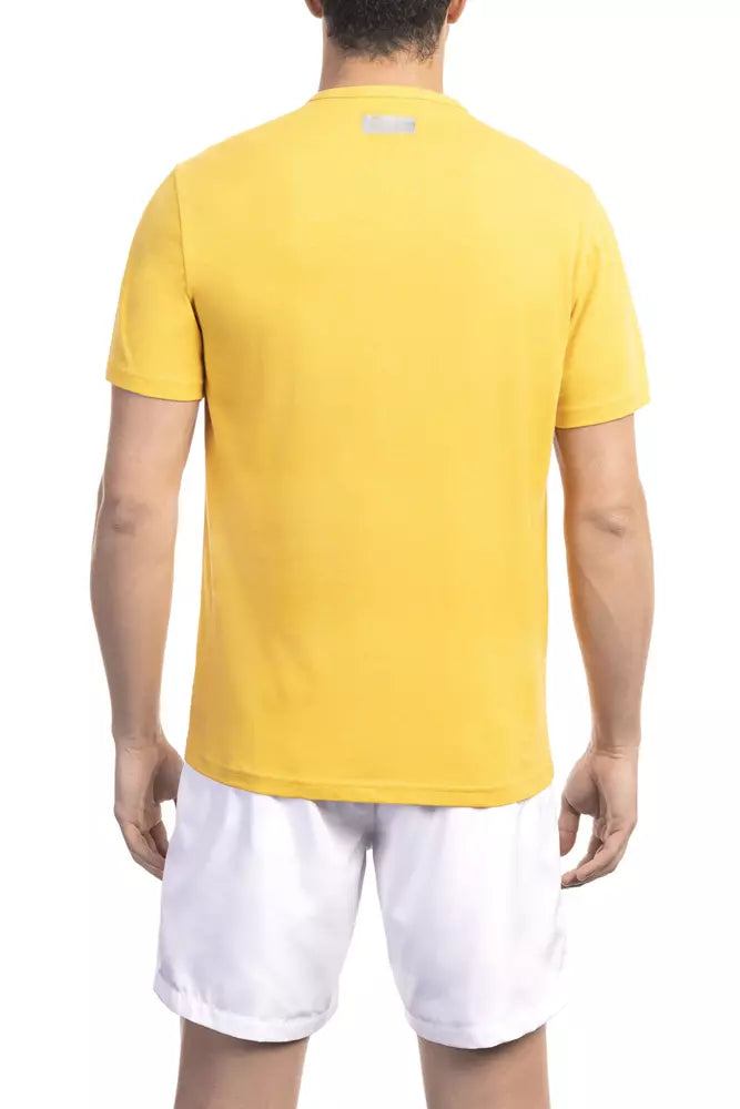Bikkembergs Yellow Cotton T-Shirt for Men