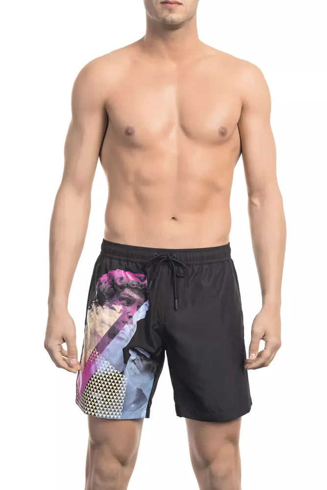 Schwarze Bikkembergs Badeshorts aus Polyester