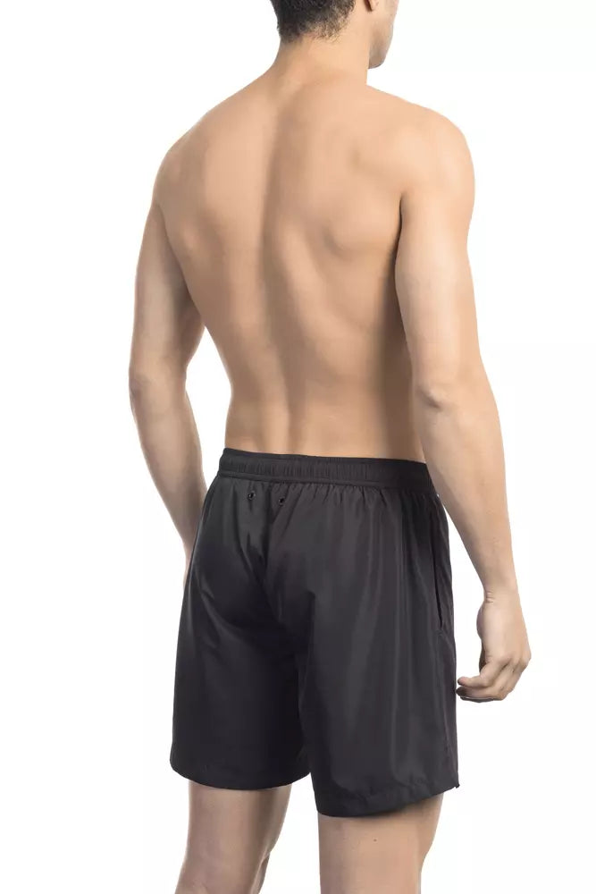 Schwarze Bikkembergs Badeshorts aus Polyester