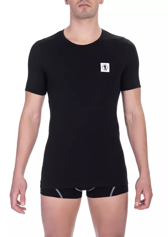 Bikkembergs Black Cotton T-Shirt Twin Pack for Men