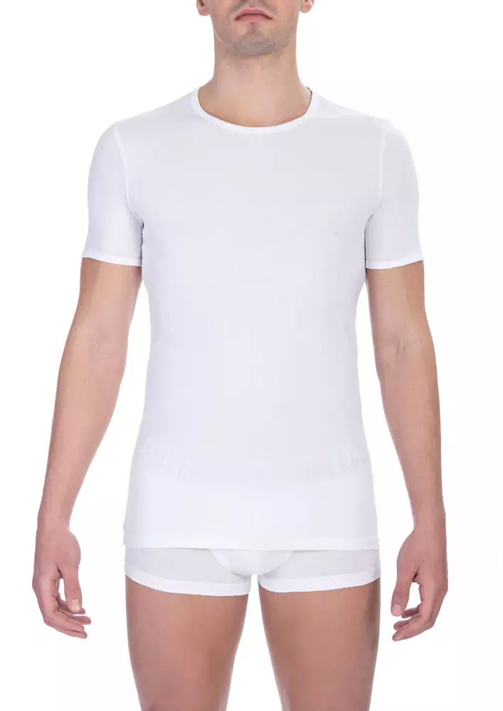 Bikkembergs White Men's Cotton T-Shirt