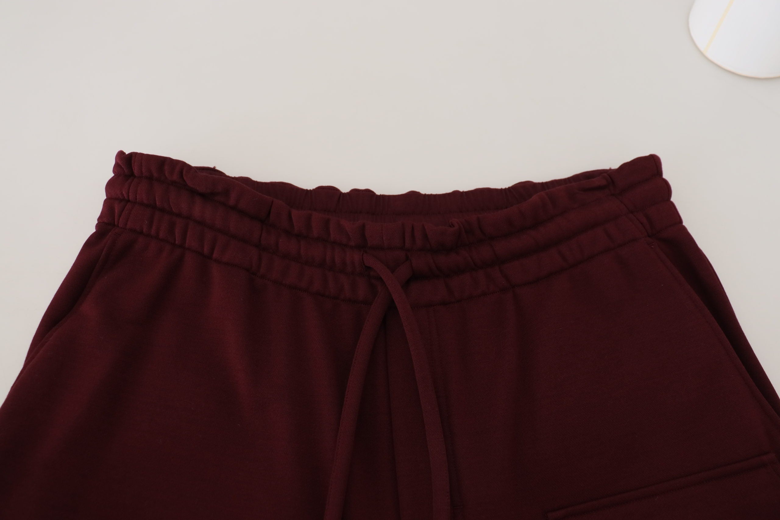 Dolce & Gabbana Maroon Bermuda Cargo Herren Shorts