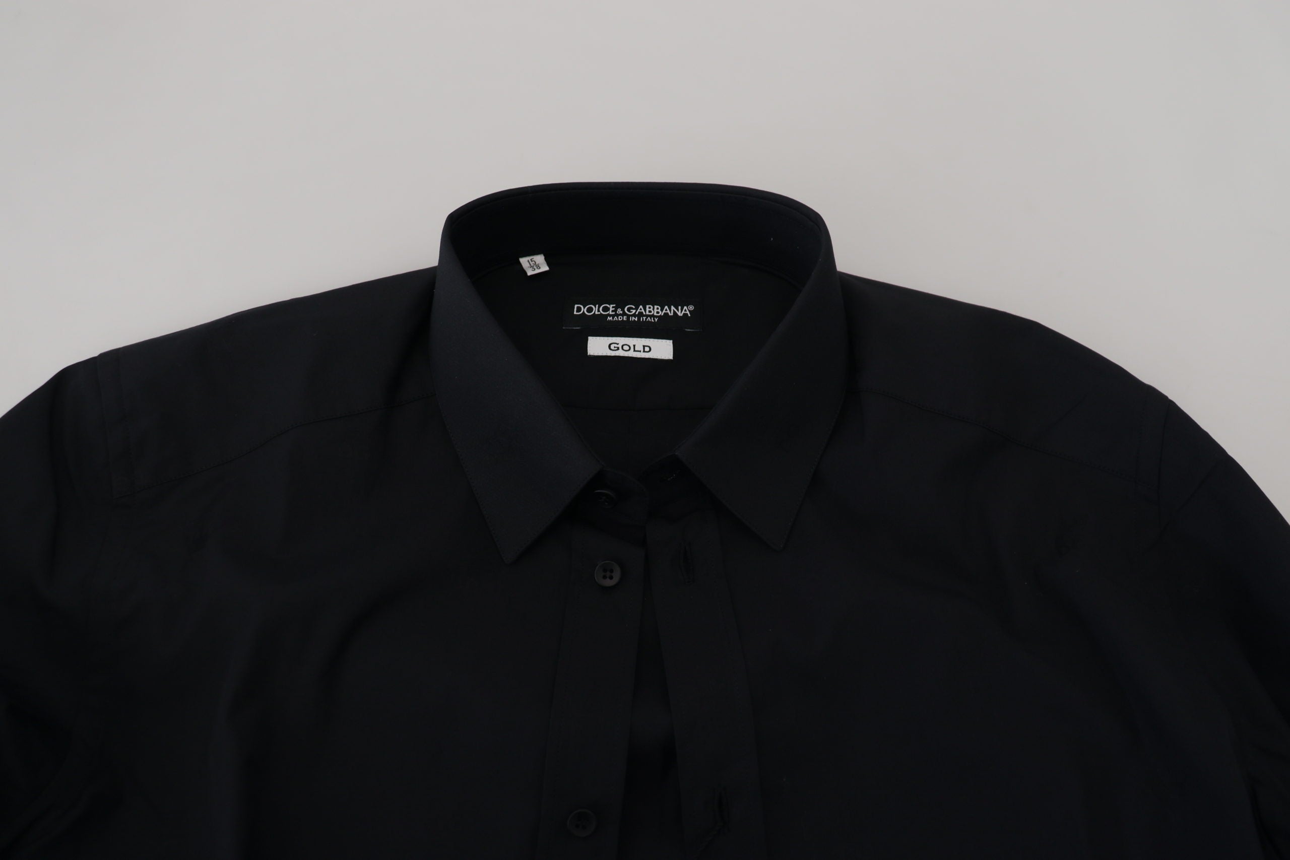 Dolce &amp; Gabbana Chic black cotton shirt