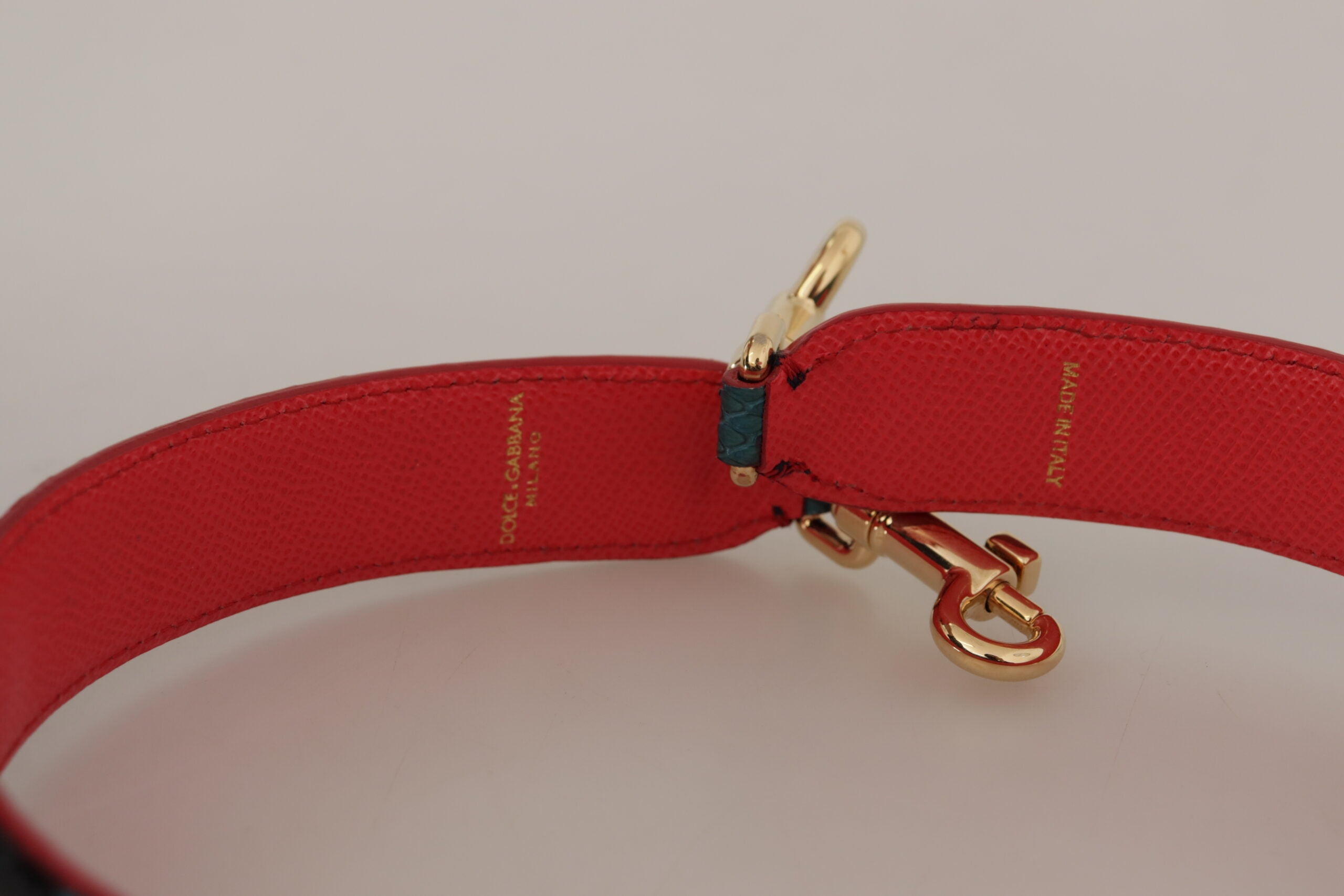 Dolce &amp; Gabbana Green Crystal Leather Shoulder Bag