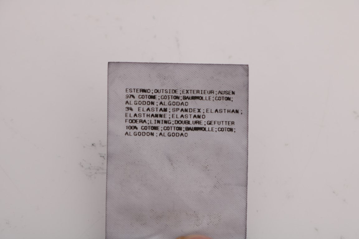 GF Ferre Grey Cotton Stretch Chino Pants