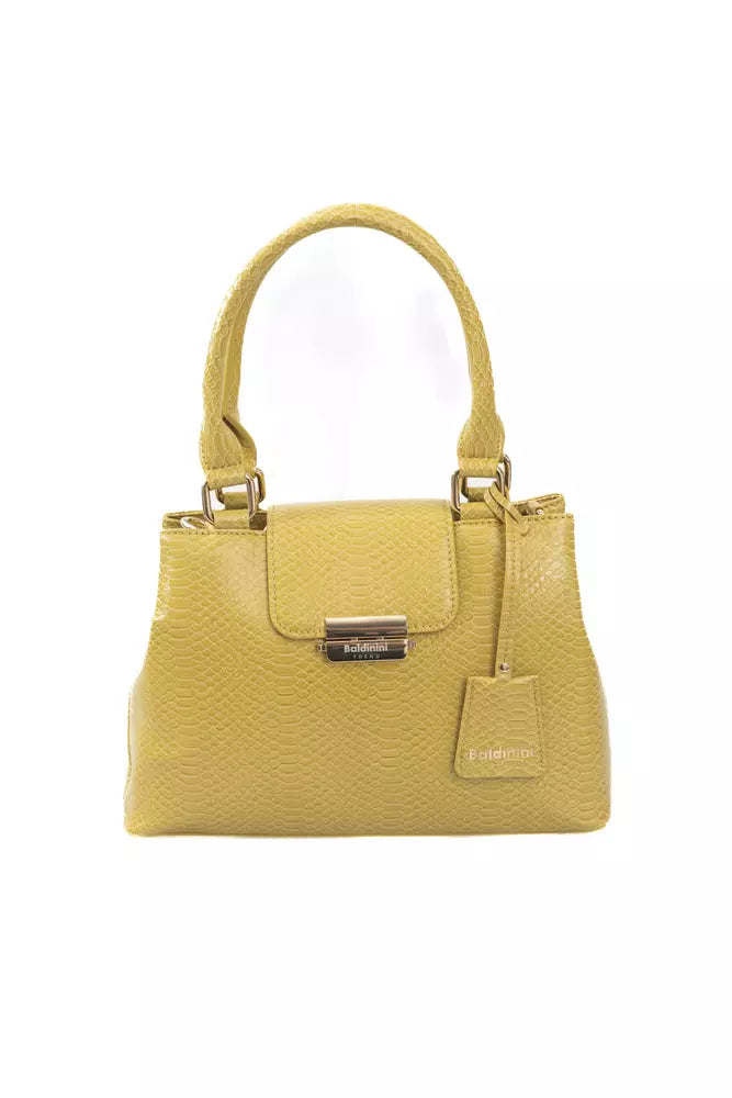 Baldinini Trend Yellow Polyurethane Women's Shoulder Bag