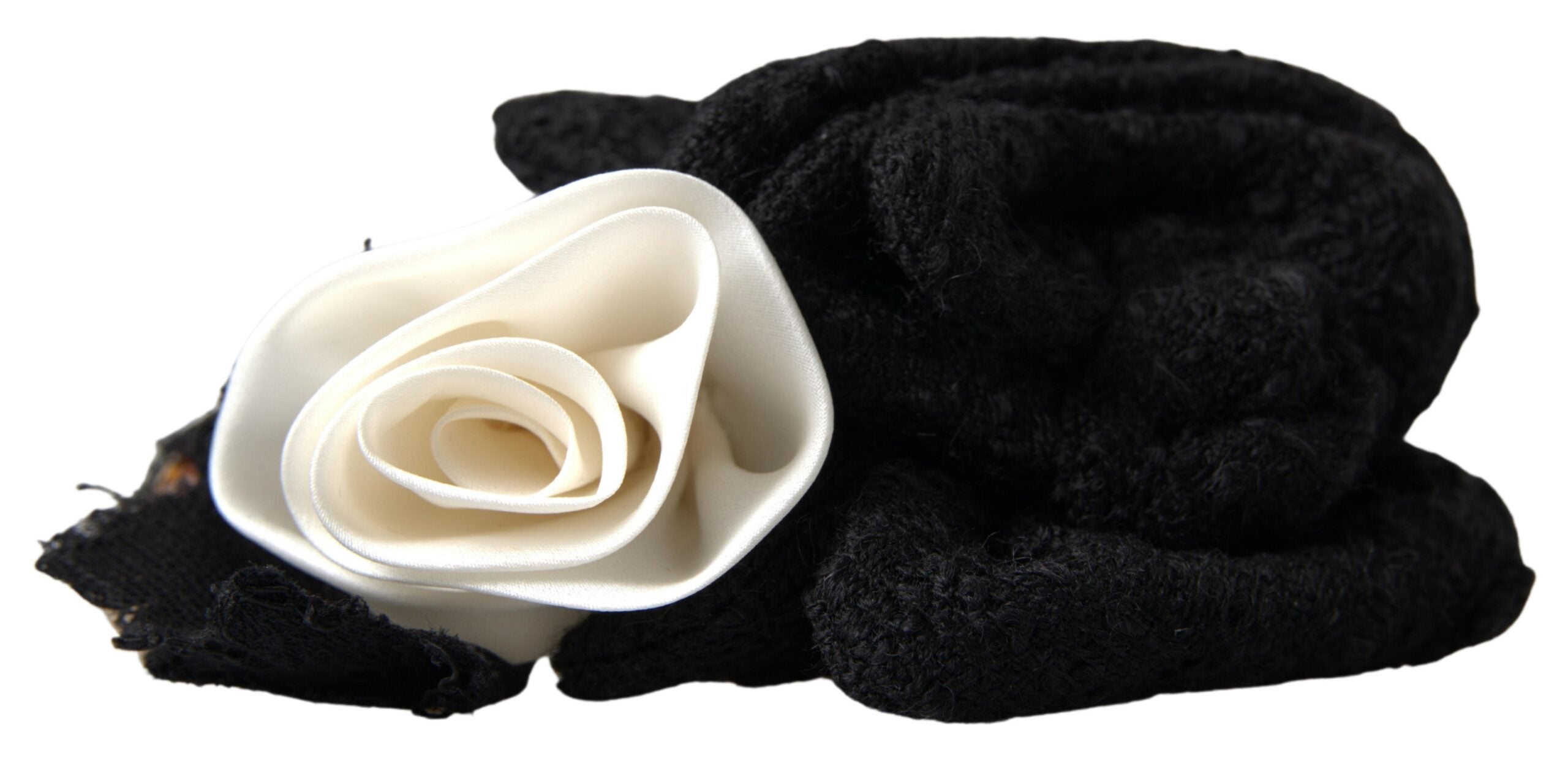 Dolce & Gabbana Diadem Stirnband Tiara Weiß Rose Kristall Haar Gold