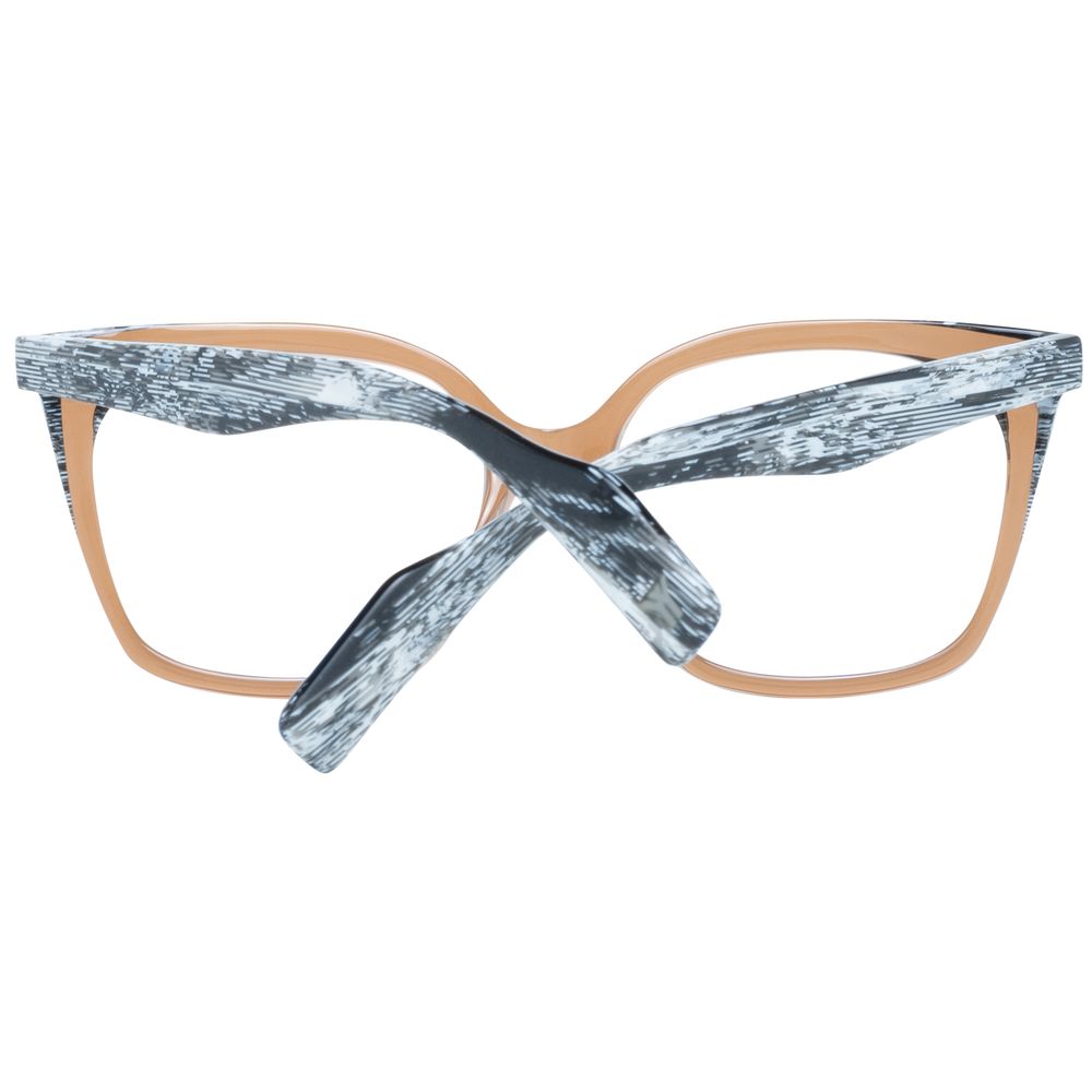 Yohji Yamamoto Braune Kunststoff-Brille (Rahmen)