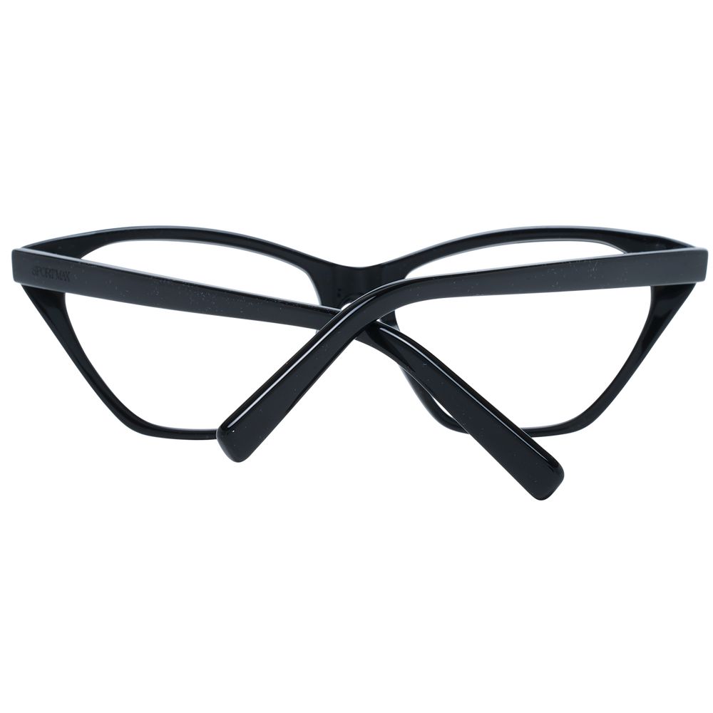 Sportmax Schwarze Acetat-Brille (Gestell)