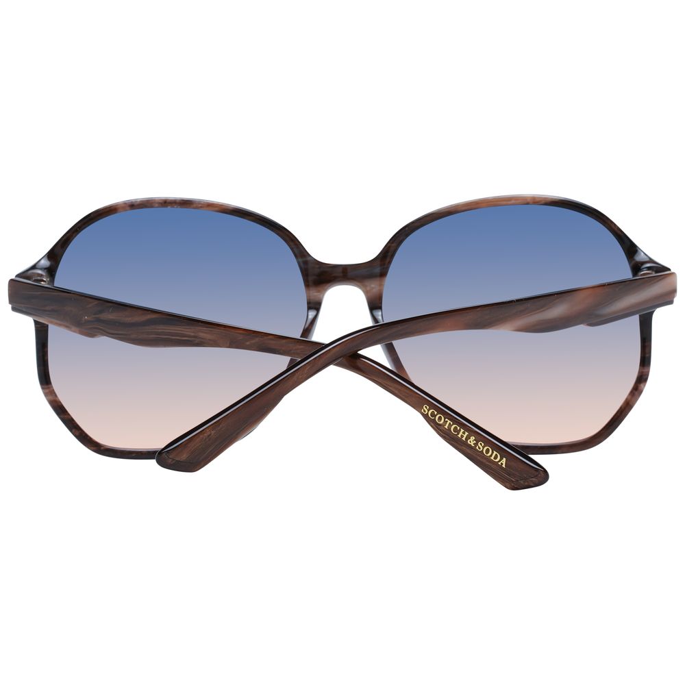 Scotch & Soda Braune Acetat-Sonnenbrille
