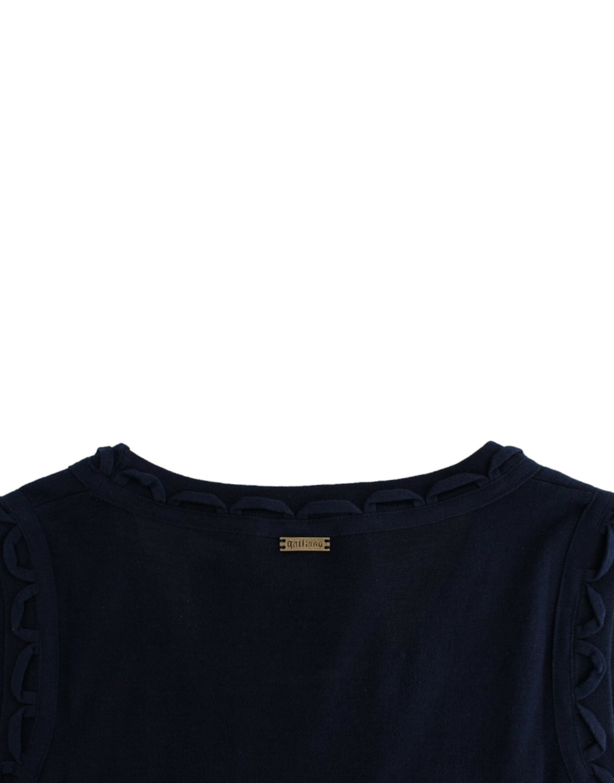 John Galliano blue cotton jersey dress